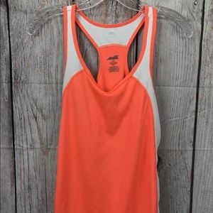 Avia Razor Back Bright Orange/White Athletic tank